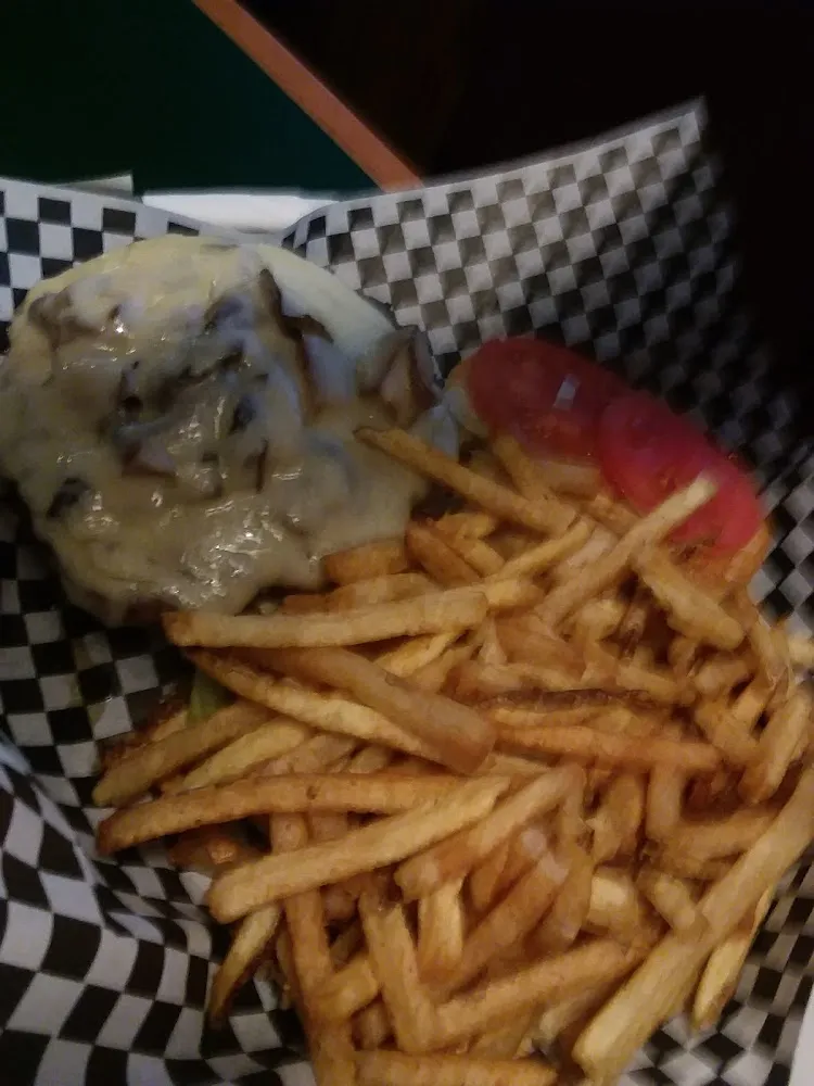 Mushroom Swiss Burger